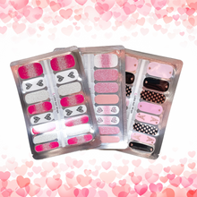 Load image into Gallery viewer, Brad&#39;s Deal Exclusive: Valentines Nail Wraps Bundle (Set of 3)

