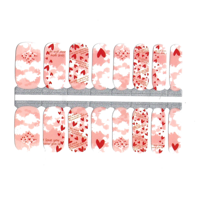 Love is in the air Valentine's Nail Wraps