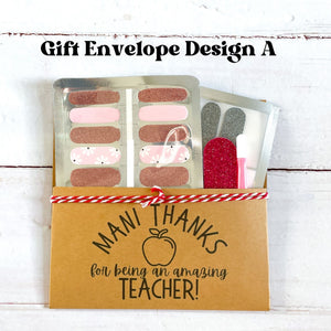 Teacher Nail Wrap Gift Sets