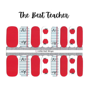 The Best Teacher Back To School Nail Wraps