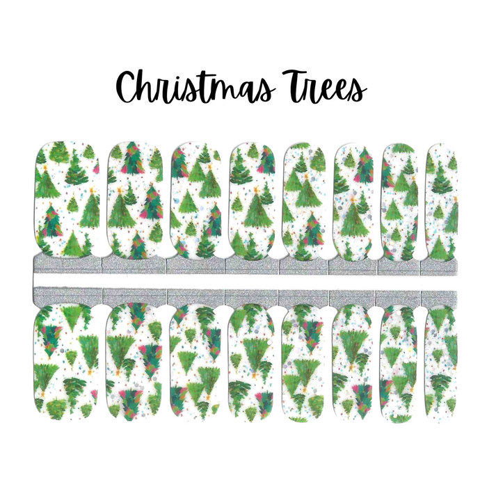 Christmas Trees Nail Wraps