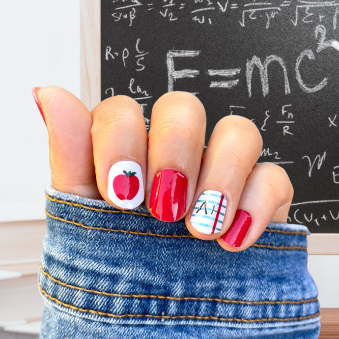The Best Teacher Back To School Nail Wraps