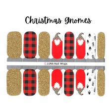 Load image into Gallery viewer, Christmas Gnomes Nail Wraps
