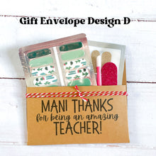 Load image into Gallery viewer, Teacher Nail Wrap Gift Sets
