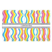 Load image into Gallery viewer, Rainbow River Nail Wraps
