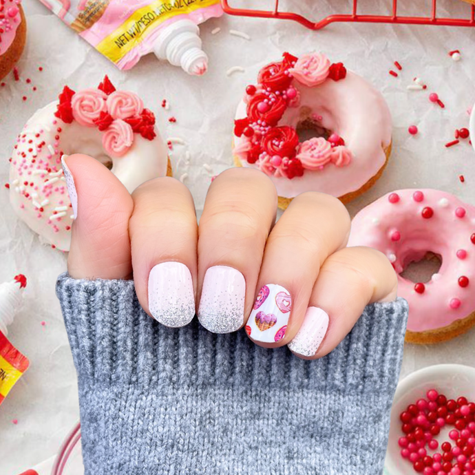 I donuts about You Valentine's Nail Wraps