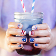 Load image into Gallery viewer, I Love America Independence Day Nail Wraps
