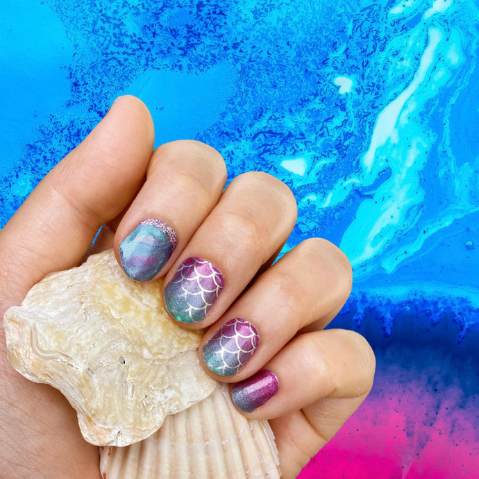 Once Upon A Mermaid Nail Wraps