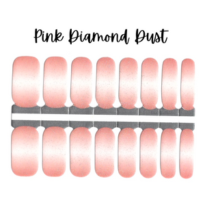 Pink Diamond Dust Nail Wraps